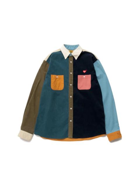Human Made Crazy Corduroy Shirt Blue Multi