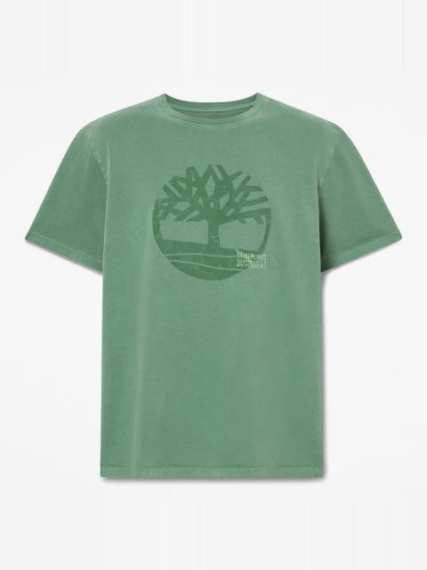 Men's Garment Dyed Logo Graphic T-Shirt