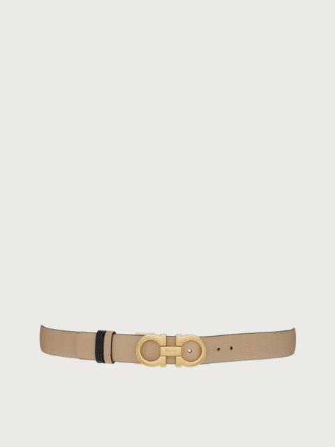Reversible and adjustable Gancini belt