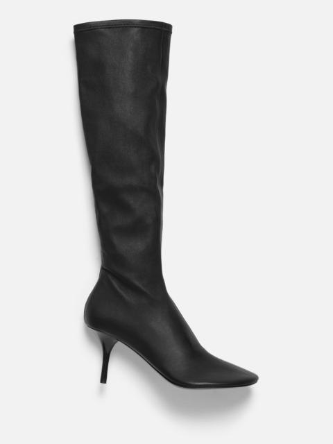 High leather boots - Black