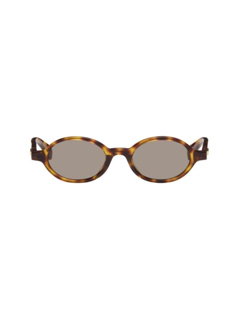 Brown Classic Oval Sunglasses