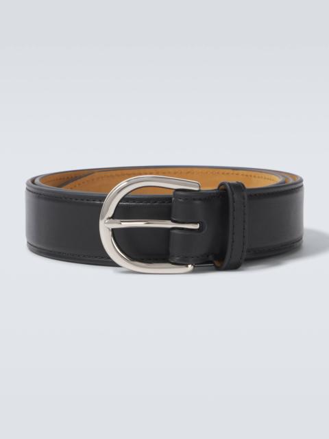 Leather belt