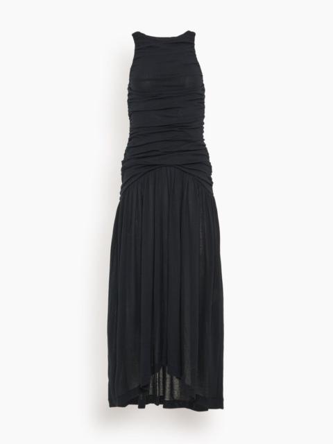 Evidente Shoulder Dress in Black