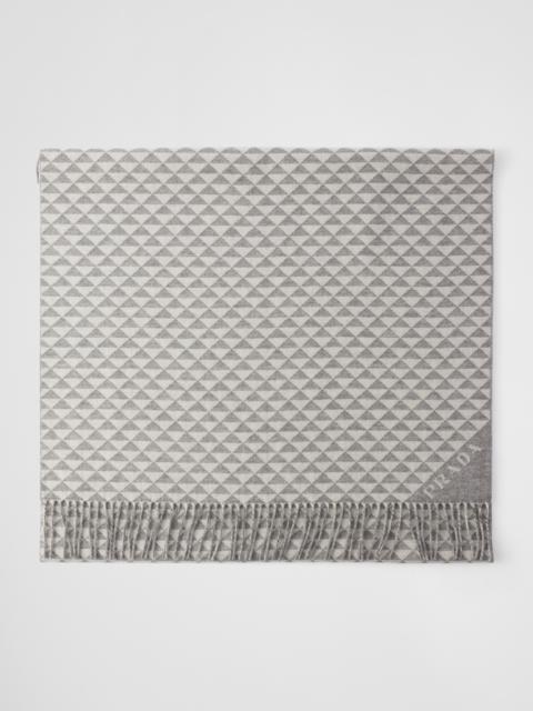 Symbole double wool and cashmere stole