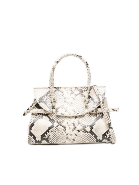 small River snakeskin-print tote bag
