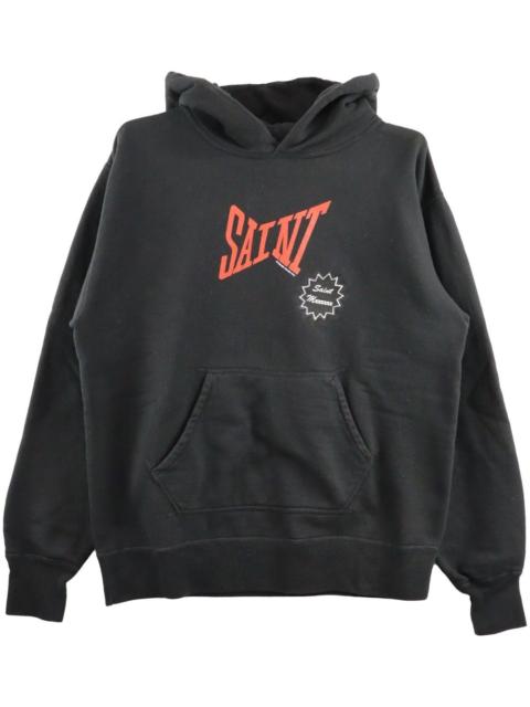 logo-print cotton hoodie