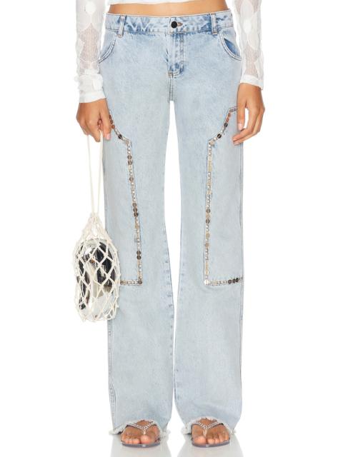 Low Rise Straight Leg