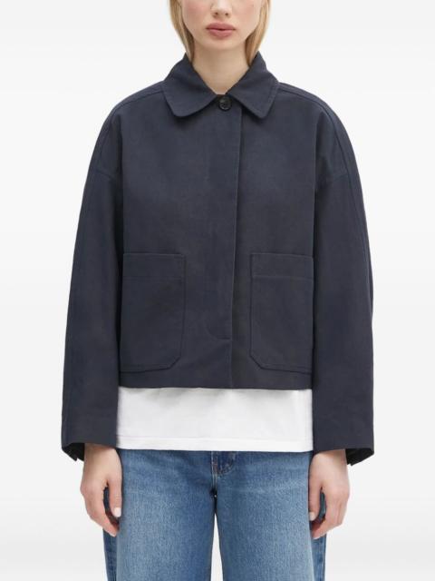 patch-pocket cropped jacket