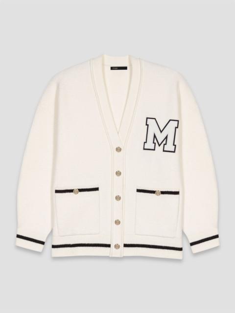 Long cardigan with embroidery