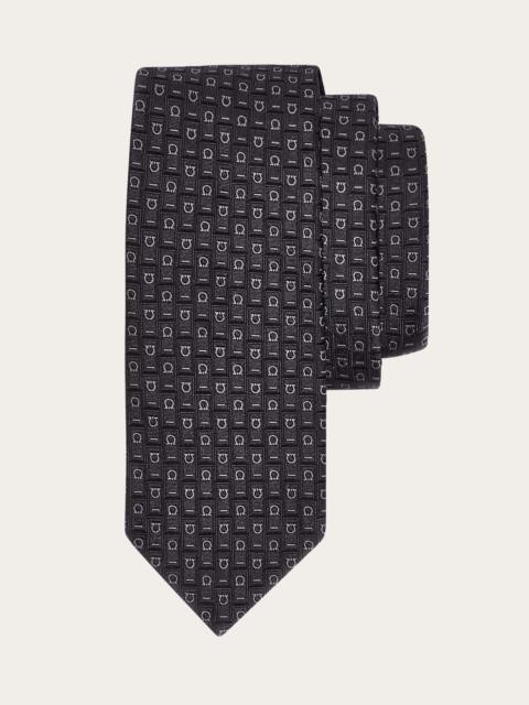 Ferragamo Monogram jacquard tie