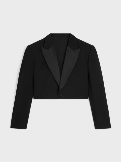 spencer tux jacket IN wool gabardine