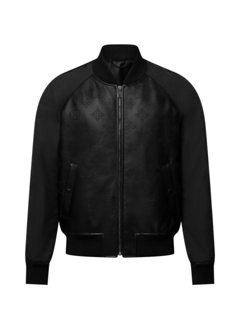 Monogram Leather Mix Tracksuit Blouson