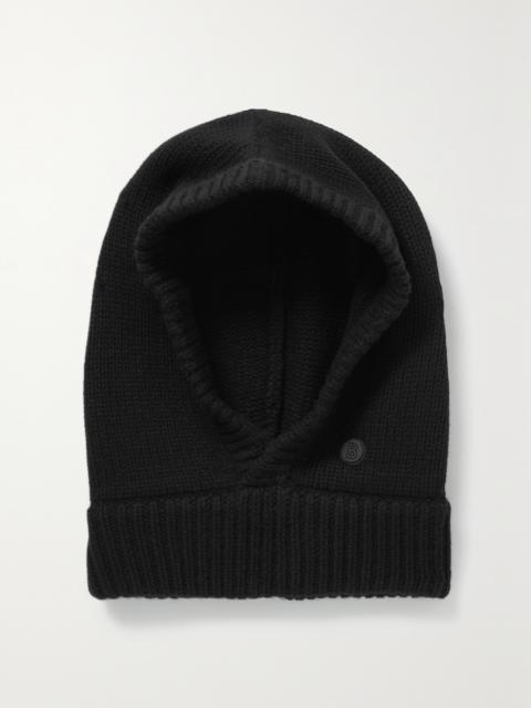 Berny Appliquéd Wool And Cashmere-blend Hood