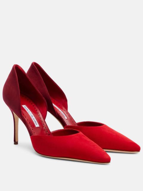 Taylerbinu 90 suede pumps