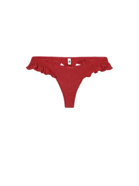 The Butterfly Thong Cherry Red
