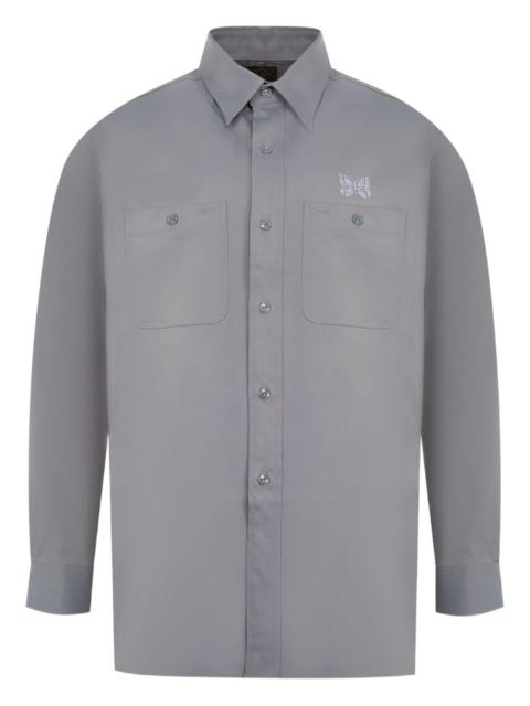 buttoned pocket shirt
