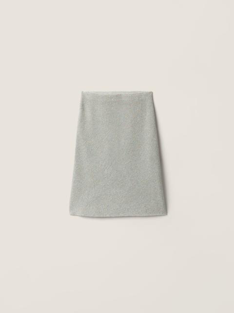 Lamé skirt