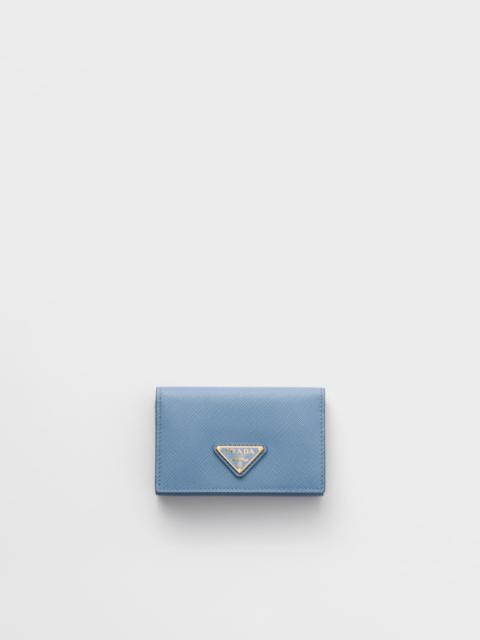 Saffiano leather card holder