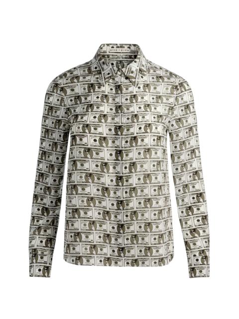 WILLA STACEFACE SILK BLOUSE