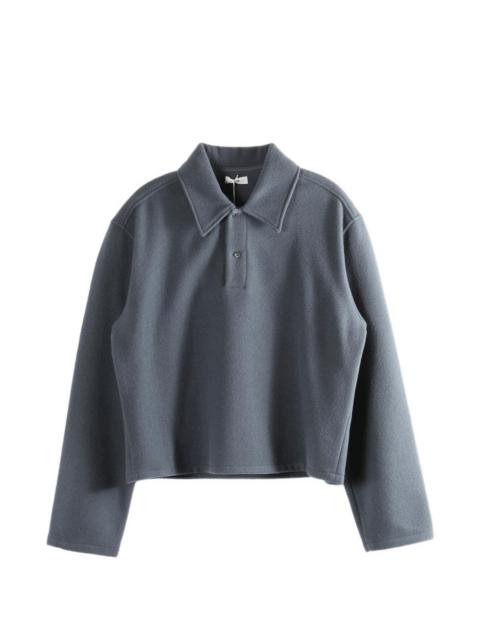 long-sleeve polo shirt