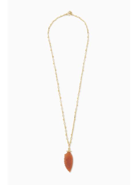 Large Wing Charm Necklace