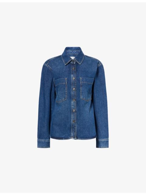 The Polished Relaxed-Fit Denim Shirt