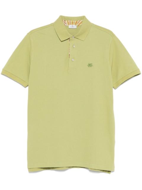 logo-embroiderde polo shirt