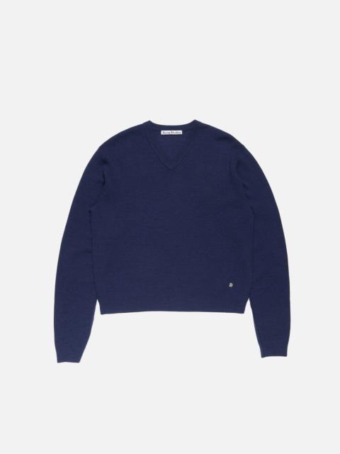 Merino wool jumper - Navy