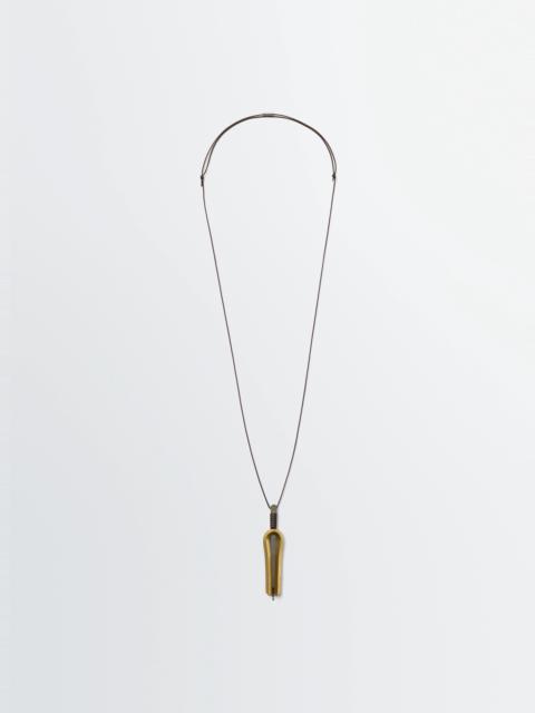 JAW HARP NECKLACE IN STAINLESS STEEL
