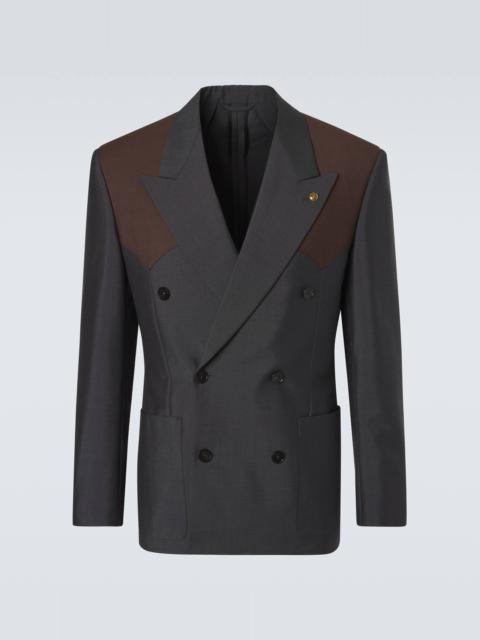 Medusa wool and mohair blazer