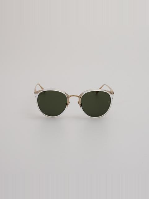 CALTHORPE OVAL SUNGLASSES IN CLEAR