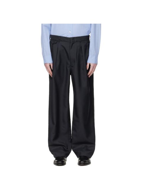 Navy Polyester Twill Club Trousers