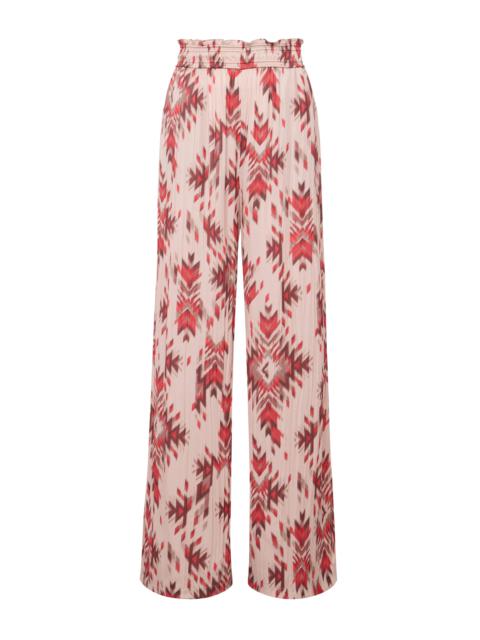 Lyra Satin Wide-Leg Pant