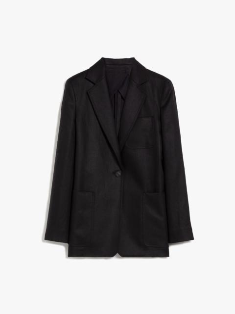 BOEMIA Single-breasted linen blazer