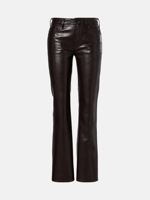 Genova low-rise bootcut pants