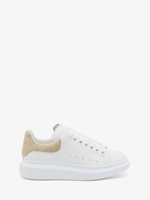 Men's Oversized Sneaker in White/beige