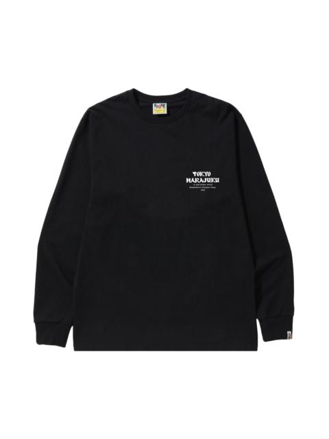 BAPE Japan Culture Daruma Long-Sleeve Tee 'Black'