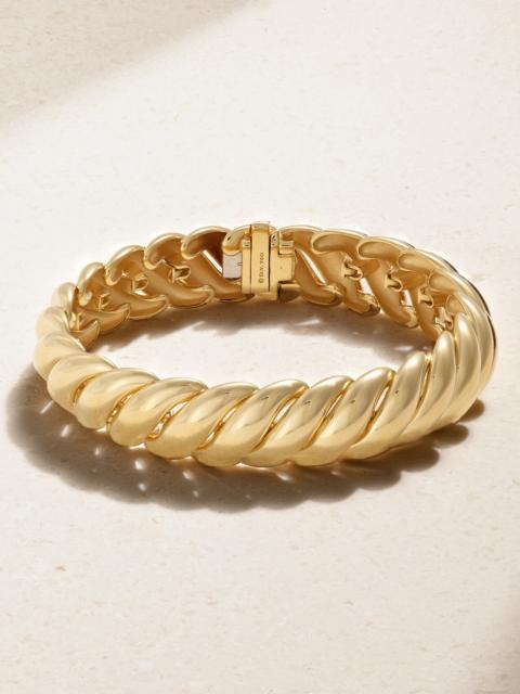 Sculpted Cable 18-karat Gold Bracelet