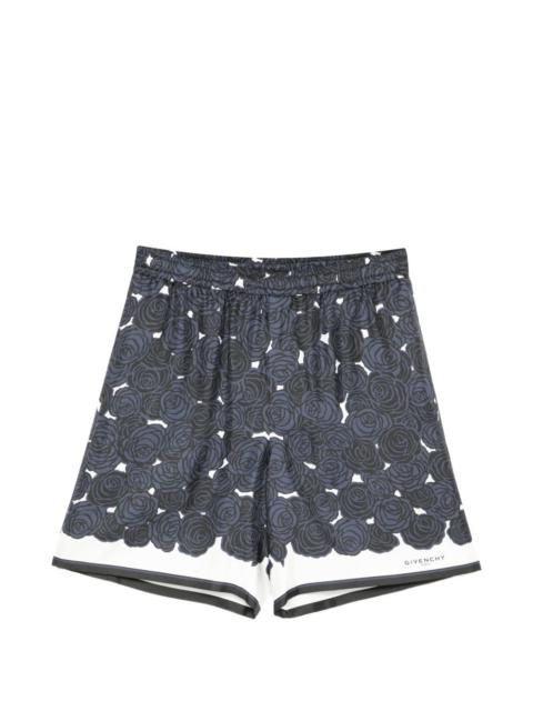 floral-print bermuda shorts