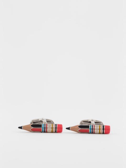 Red and Black Pencil Cufflinks