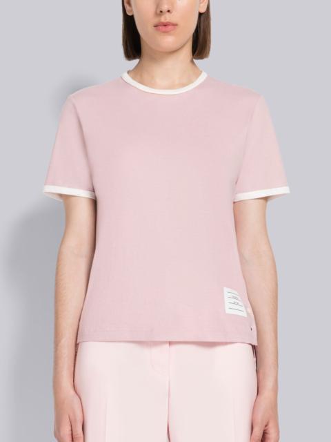 Melange Jersey Short Sleeve Ringer Tee