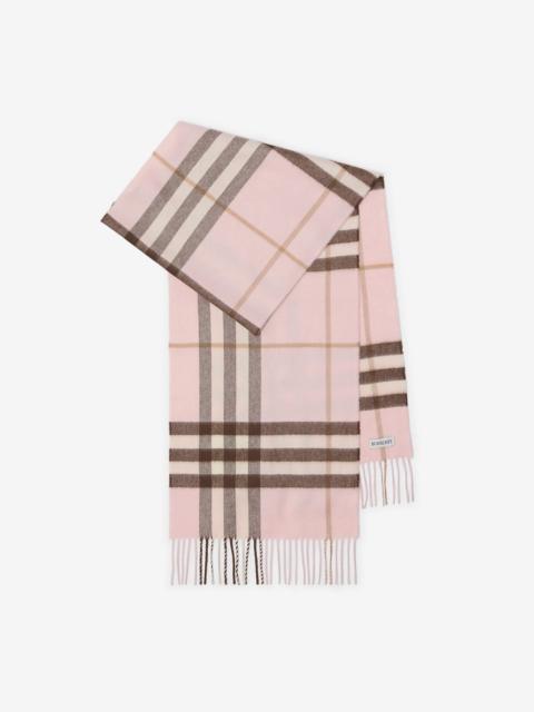 Check Cashmere Scarf