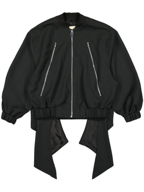 cape-design blouson jacket