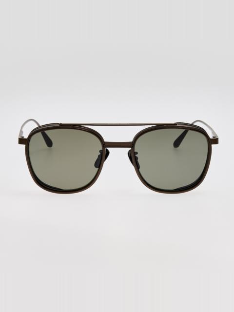Varo Sunglasses in Matt Black Nickel