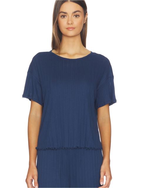 Pointelle Short Sleeve Tee