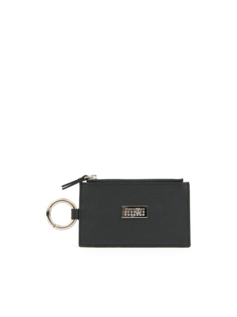 Numeric zip-up wallet