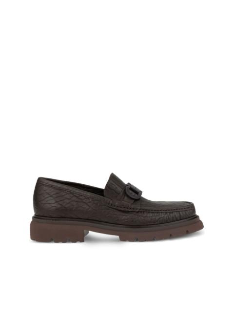 leather loafers