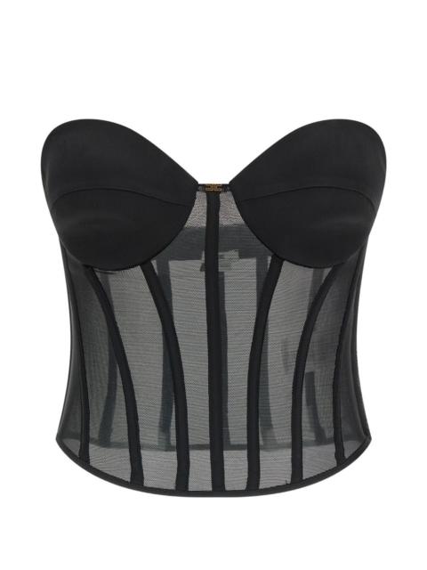 tulle bustier top