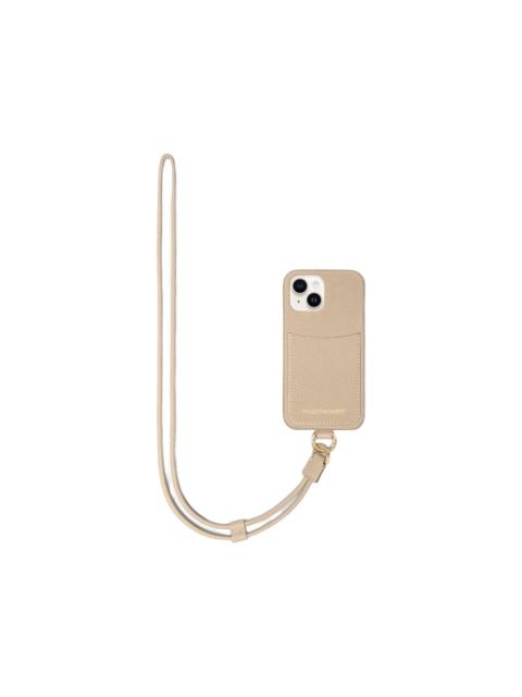 Sling leather iPhone 14 phone case