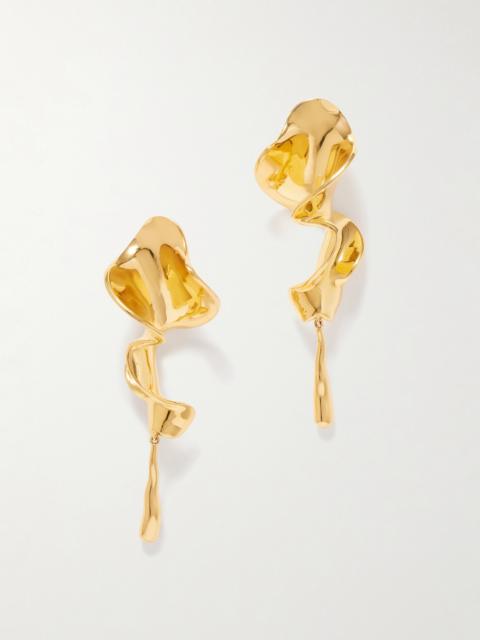 Tidal Gold-plated Earrings